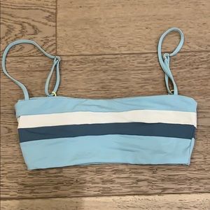 LSPACE bikini top rebel stripe UNWORN